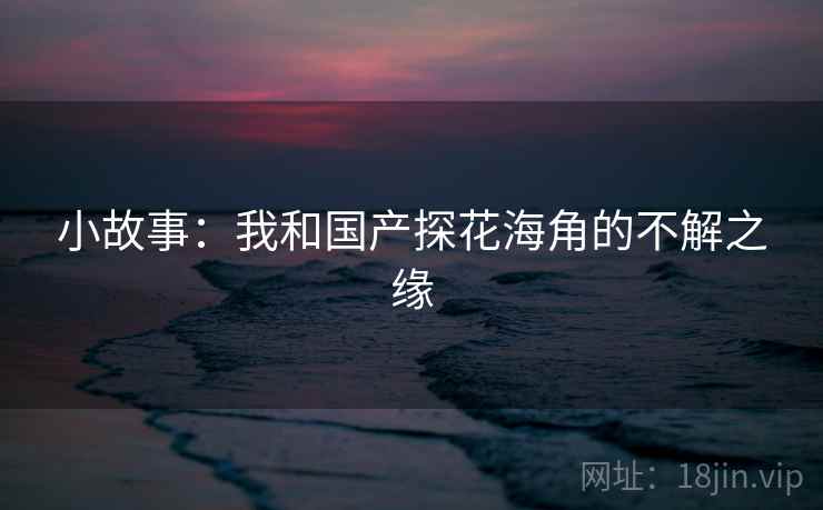小故事：我和国产探花海角的不解之缘  第1张