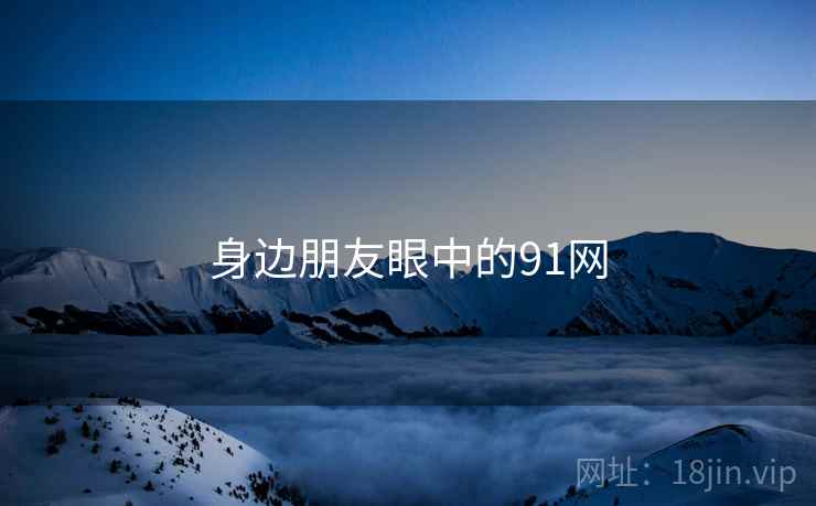 身边朋友眼中的91网
