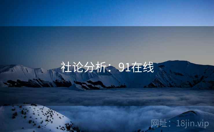 社论分析：91在线  第2张